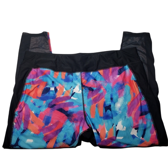 Full Beauty Sport Women's Athletic Leggings Multi-Color Size 26/28  - Picture 2 of 7